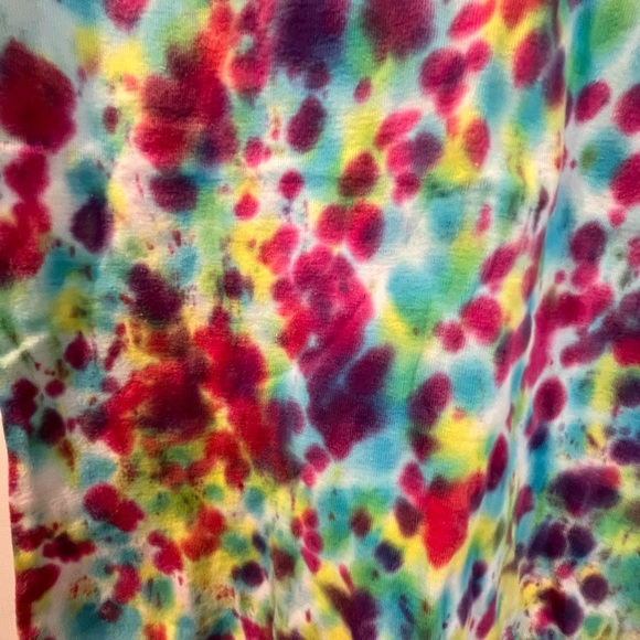 ~Pink Line~ Colorful Tie-Dye T-Shirt - Picture 2 of 5